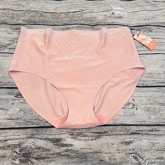 NWT Honeylove Peach High-Waist Shapewear Briefs Size 2X - Picture 1 of 7